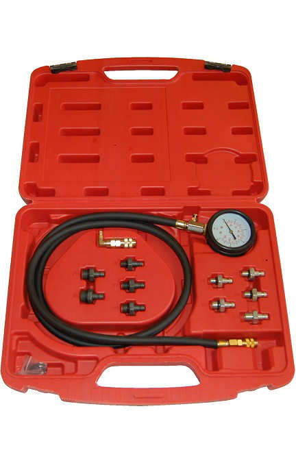 HBM Kit de vérification de compression et perte de pression pour moteurs  essence et diesel